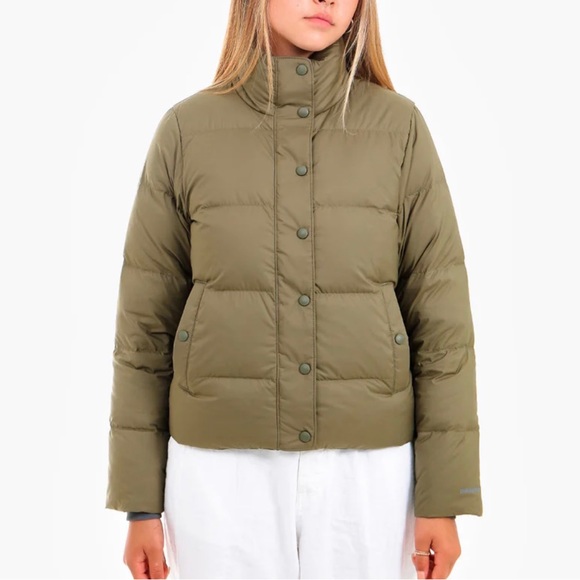 Patagonia Silent Down Jacket Puffer Women's size XL Basin Green - Picture 13 of 15